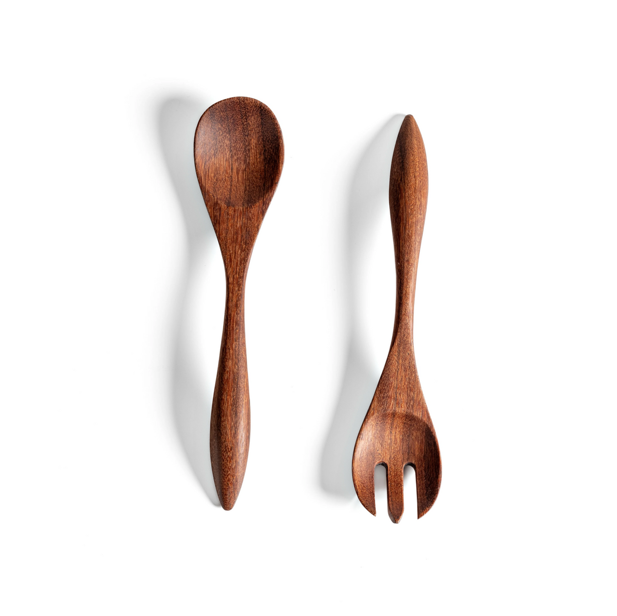 Harmonia Salad Servers - Sucupira Preta